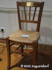 Der Stuhl, auf dem einst GFM Rommel saß